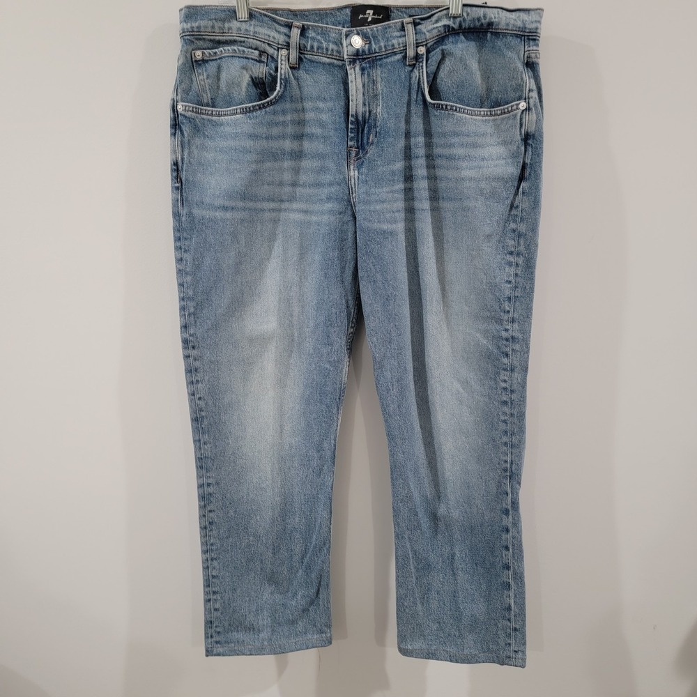 7 For All‎ Mankind Mens The Striaght Jeans Size Light Wash